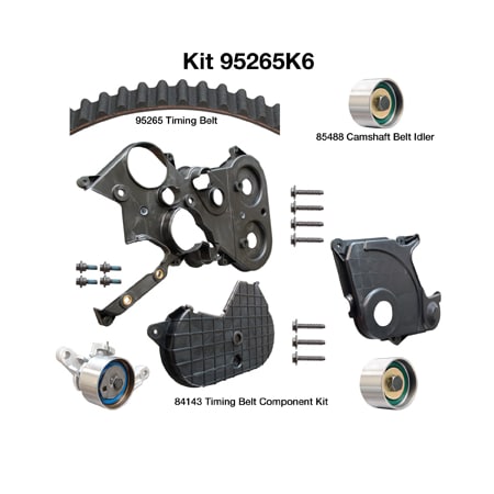 Dayco 01-02 Chrysler 2.4L Timing Belt Kit, 95265K6 95265K6